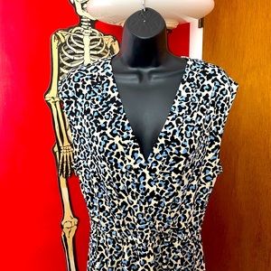 BCBGMAXAZRIA Leopard Print Dress